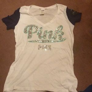 Pink by Victoria’s Secret sequin vneck